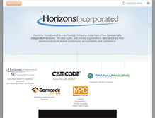 Tablet Screenshot of horizons-inc.com